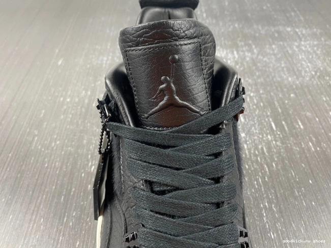Cheap 819139-010 Jordan 4 Pony Retro Hair Black 0702